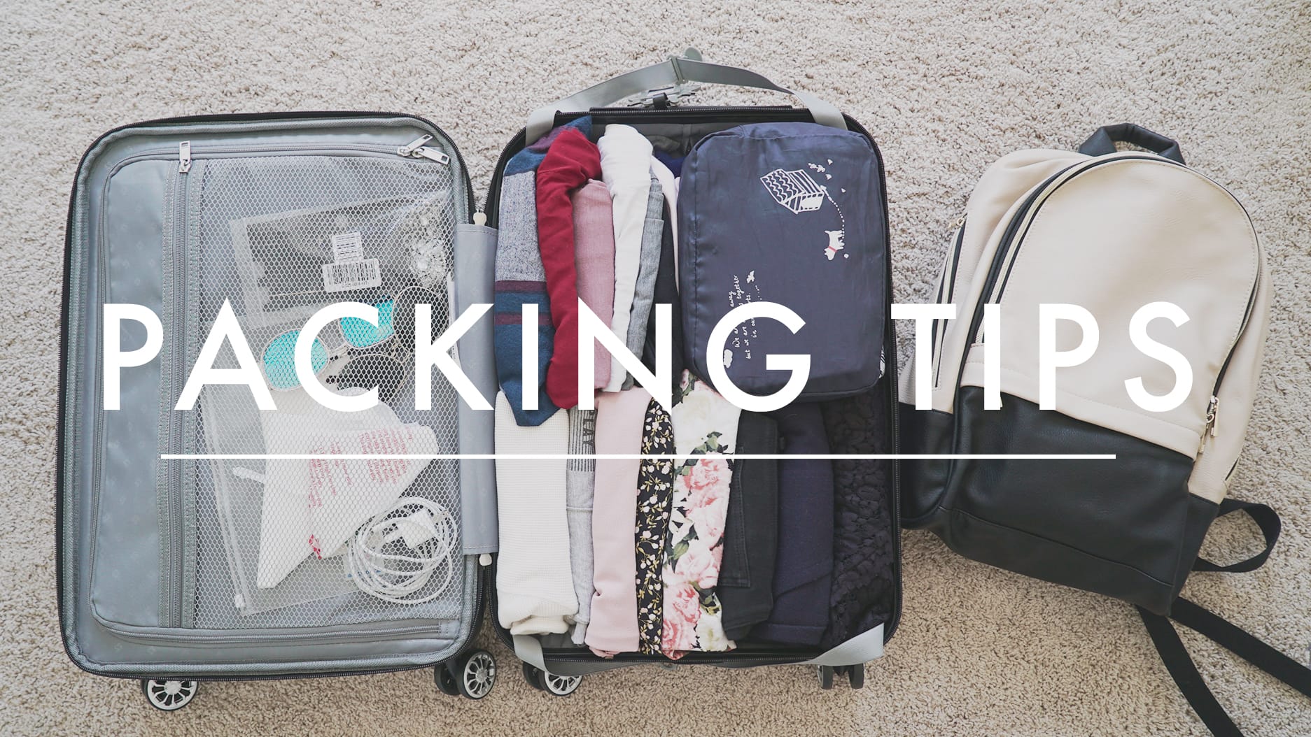 Travel Packing Tips + Packing Checklist - Lavendaire